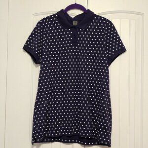 Women's‎ G/FORE Dots Golf Polo Shirt Violet Blue Size XL